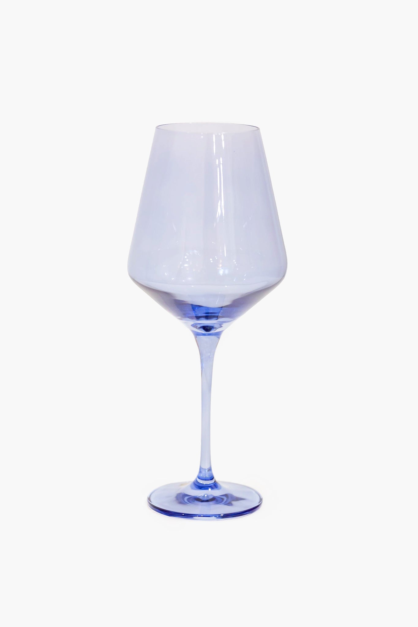 Cobalt Blue Stemmed Wine Glasses (Set of 6)
