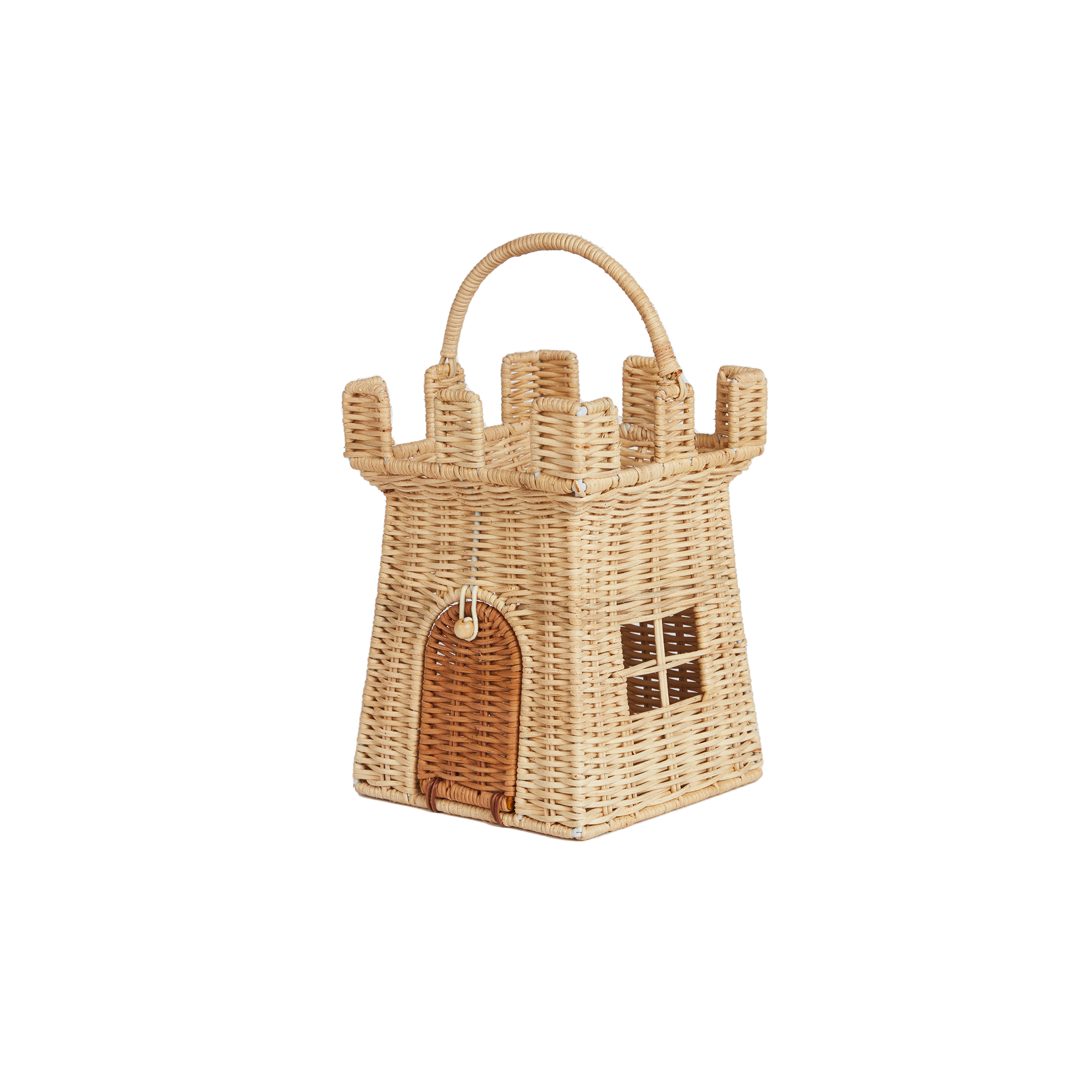 Rattan Castle Bag