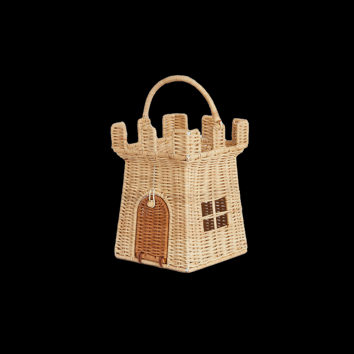 Rattan Castle Bag