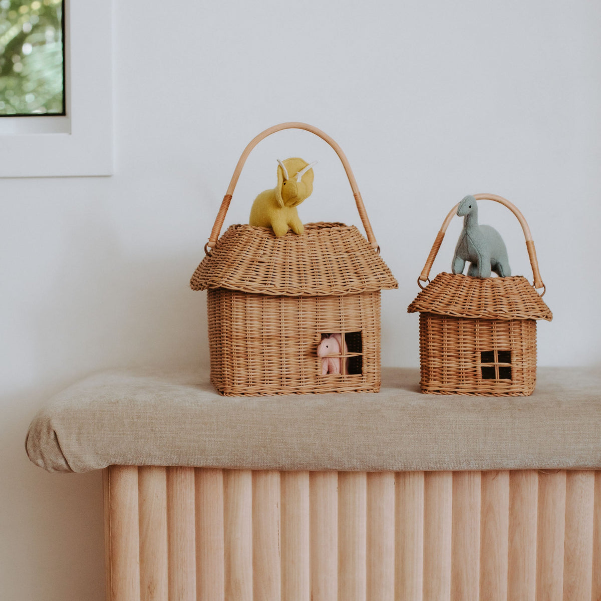 Rattan Hutch Small Basket