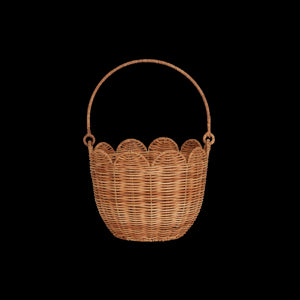 Rattan Tulip Carry Basket in Natural