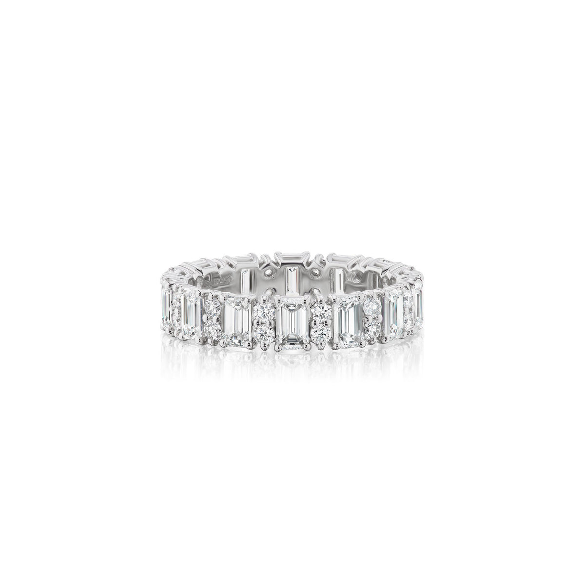 Constellation Mixed Cut Diamond Eternity Band