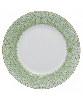 APPLE GREEN LACE DINNER PLATE
