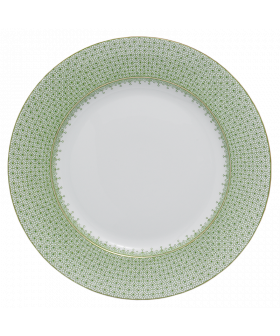 APPLE GREEN LACE DINNER PLATE