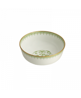 APPLE GREEN LACE DESSERT BOWL