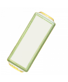 APPLE GREEN LACE SANDWICH TRAY