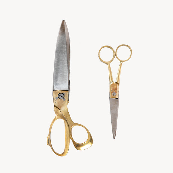 BRASS HANDLE SCISSORS