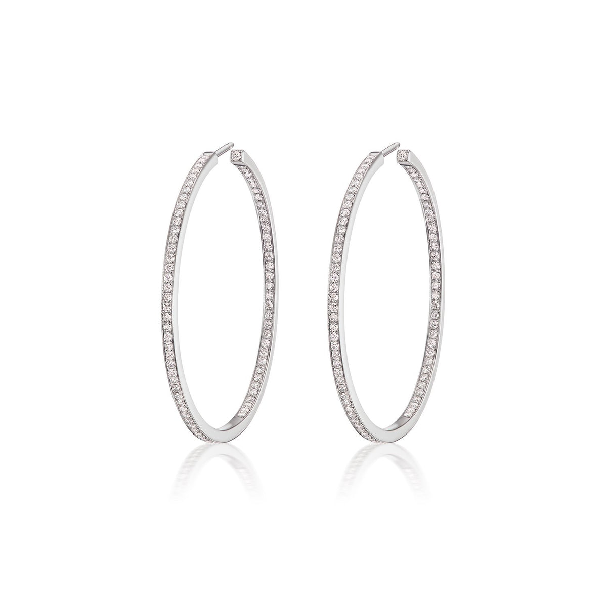 Constellation Diamond Skinny Hoops