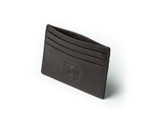 Slim Credit Card Case No. 204 in Vintage Walnut Leather