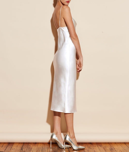 fleur du mal asymmetrical cowl dress Neck Slip | Straight hemline Preschool/Kinder Strapless Bras & Backless Select Size:L