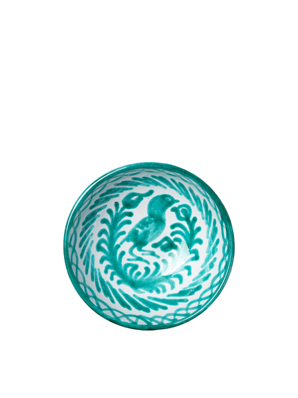 Casa Verde Small Bowl with Hand-painted Designs