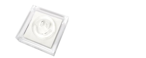 cocktail napkin holder - smiley