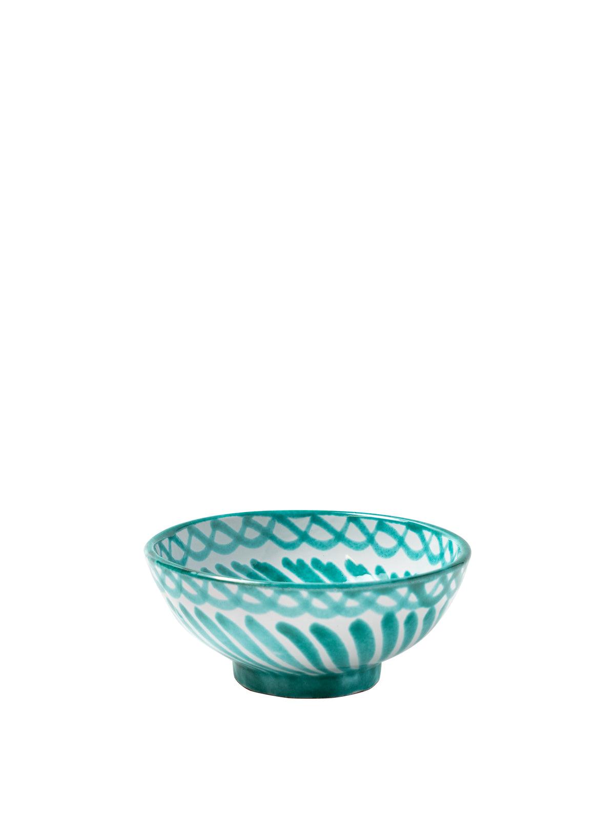 Casa Verde Small Bowl with Hand-painted Designs