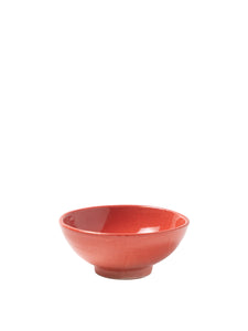 Casa Coral Small Bowl With Coral Glaze