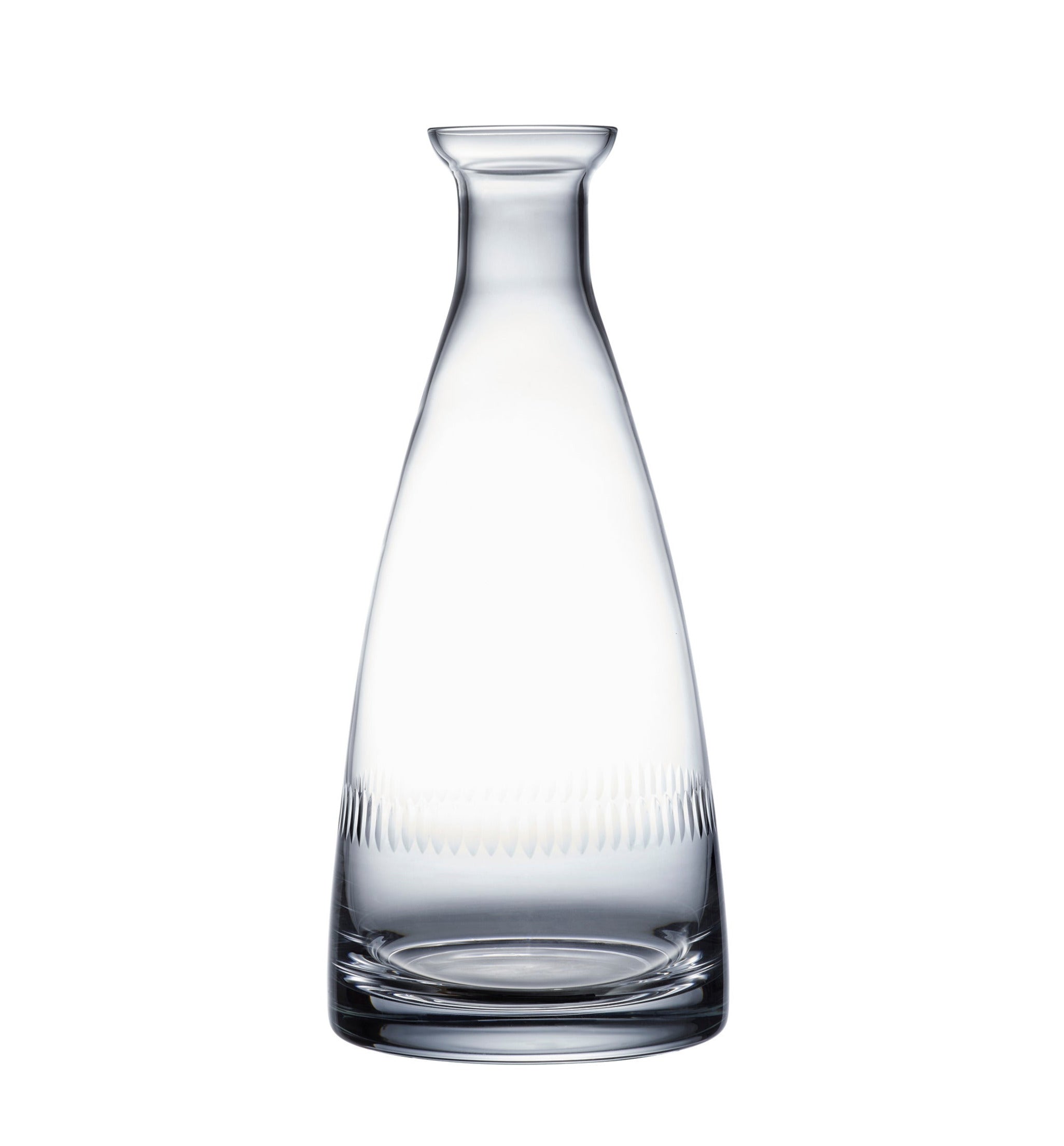 Crystal Table Carafe With Spears Design