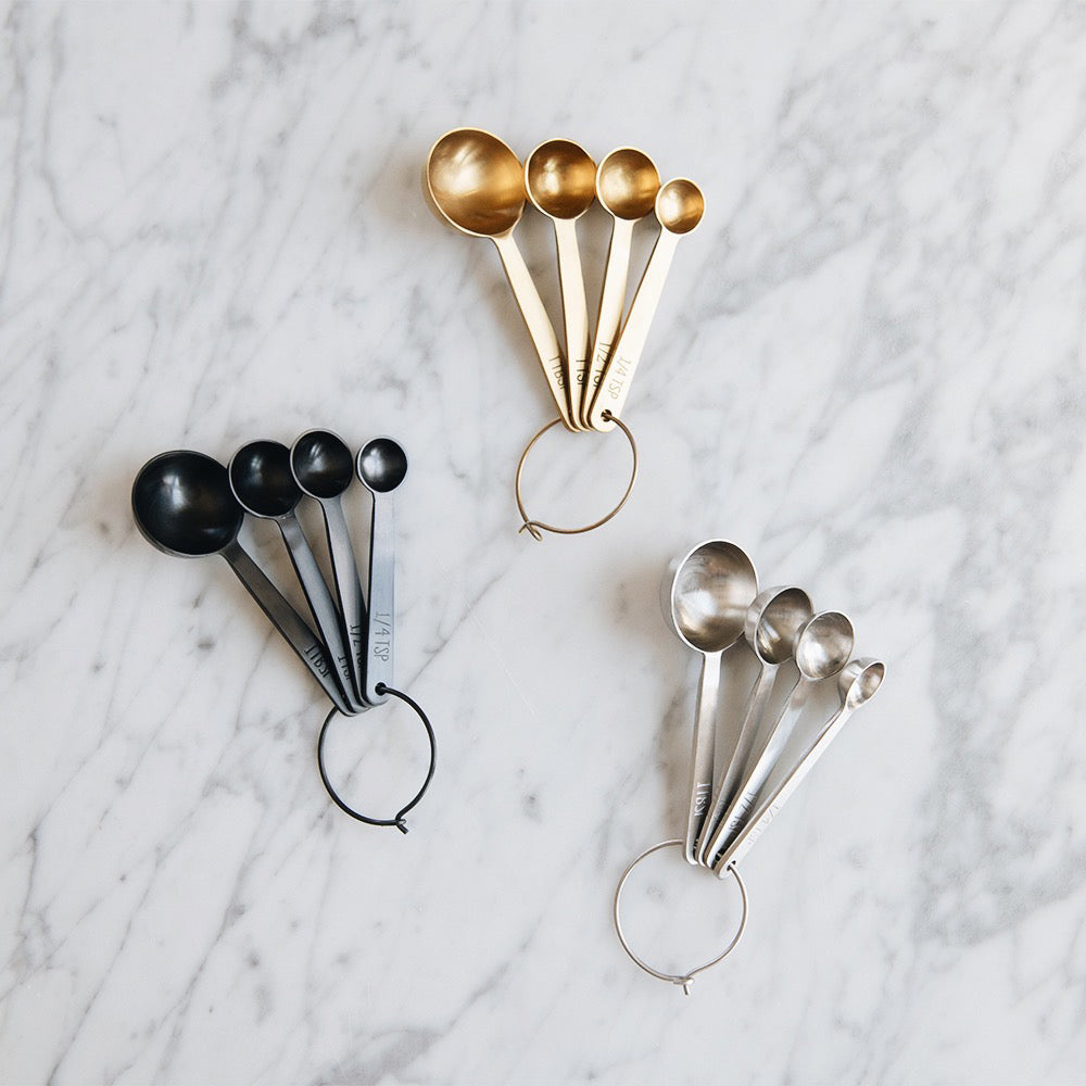 Artisan Measuring Spoons - Brushed Gold
