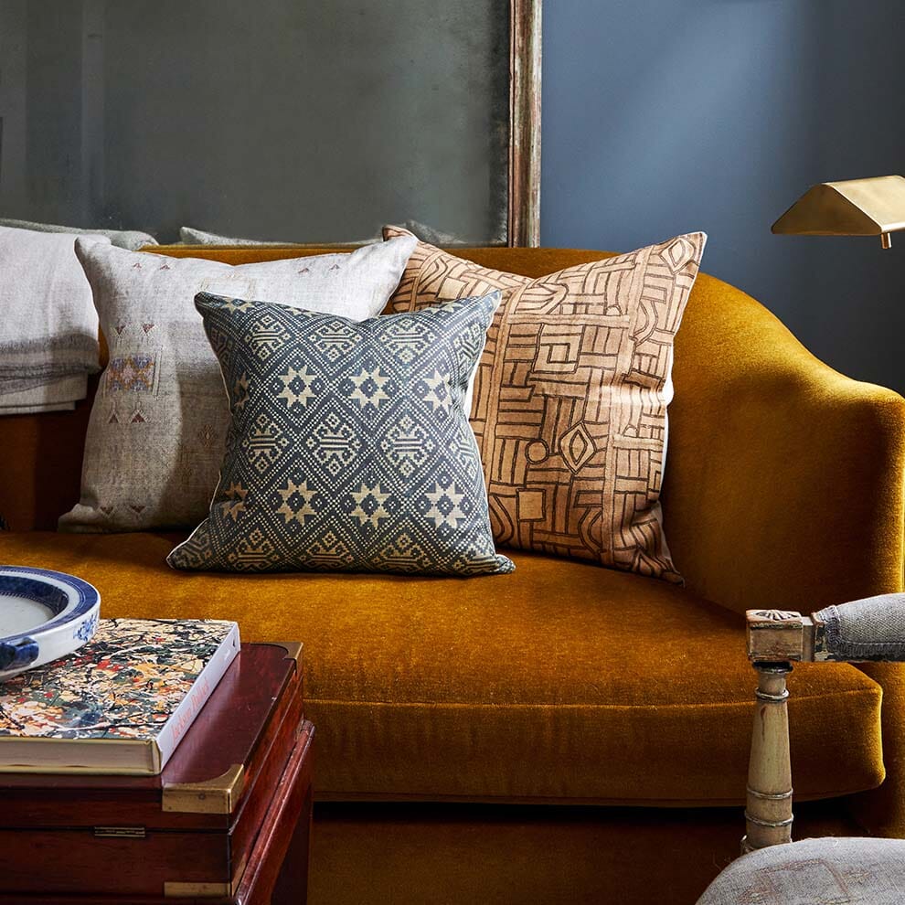 Iris Cactus Silk Pillow Pillow St. Frank 