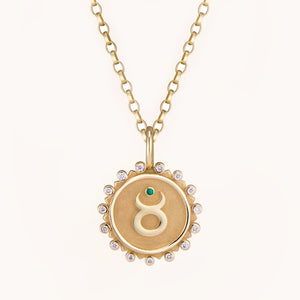 Taurus Pendant Necklace, Necklaces - Marlo Laz