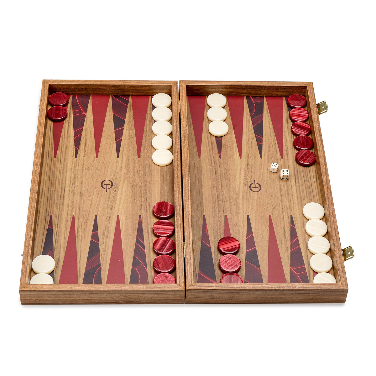 Gaia Burgundy Backgammon