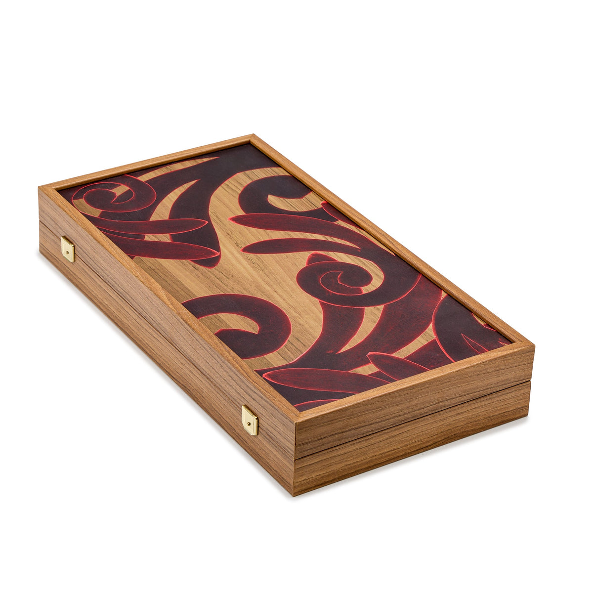 Gaia Burgundy Backgammon