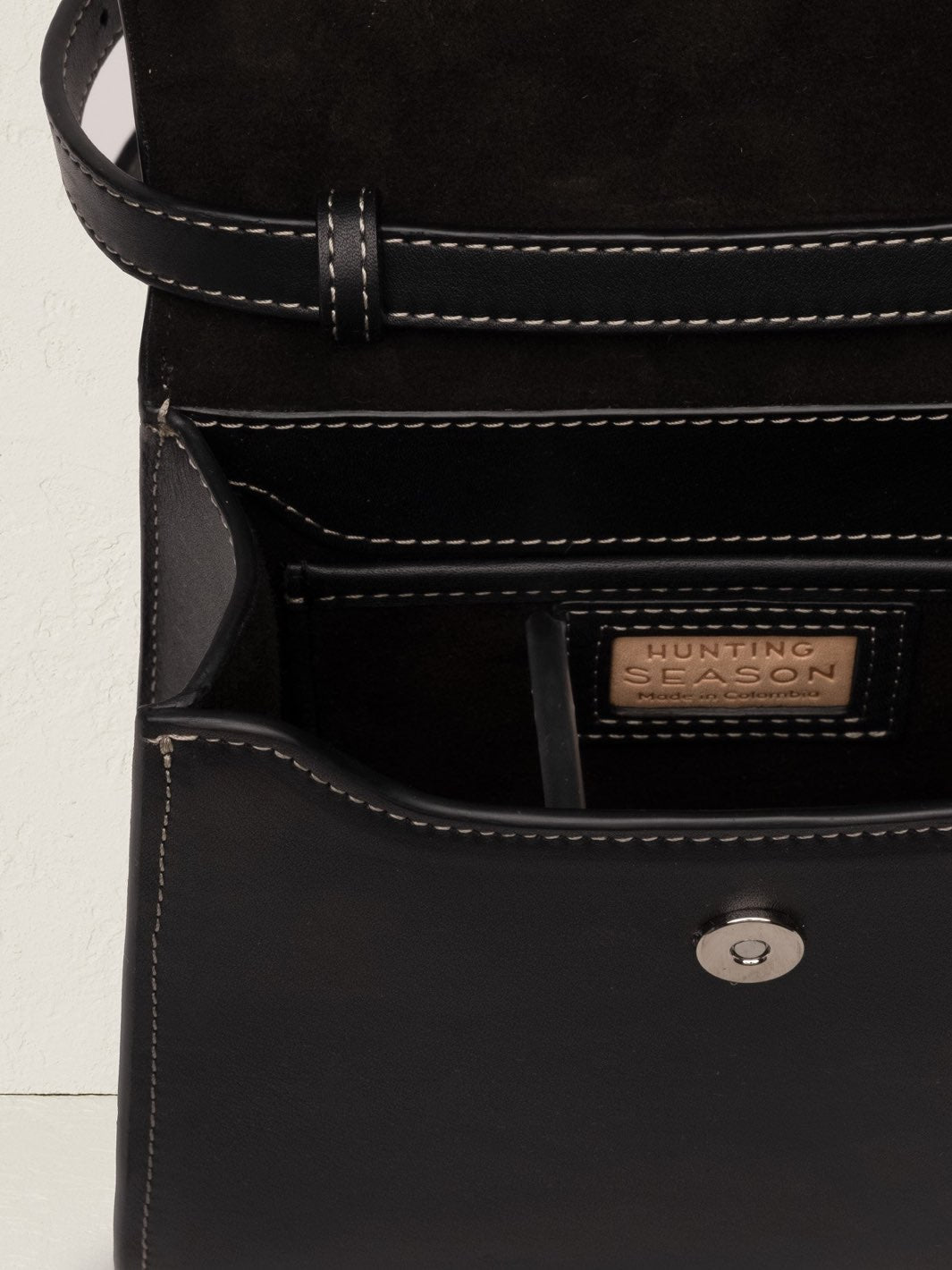 The Small Top Handle in Nappa Leather