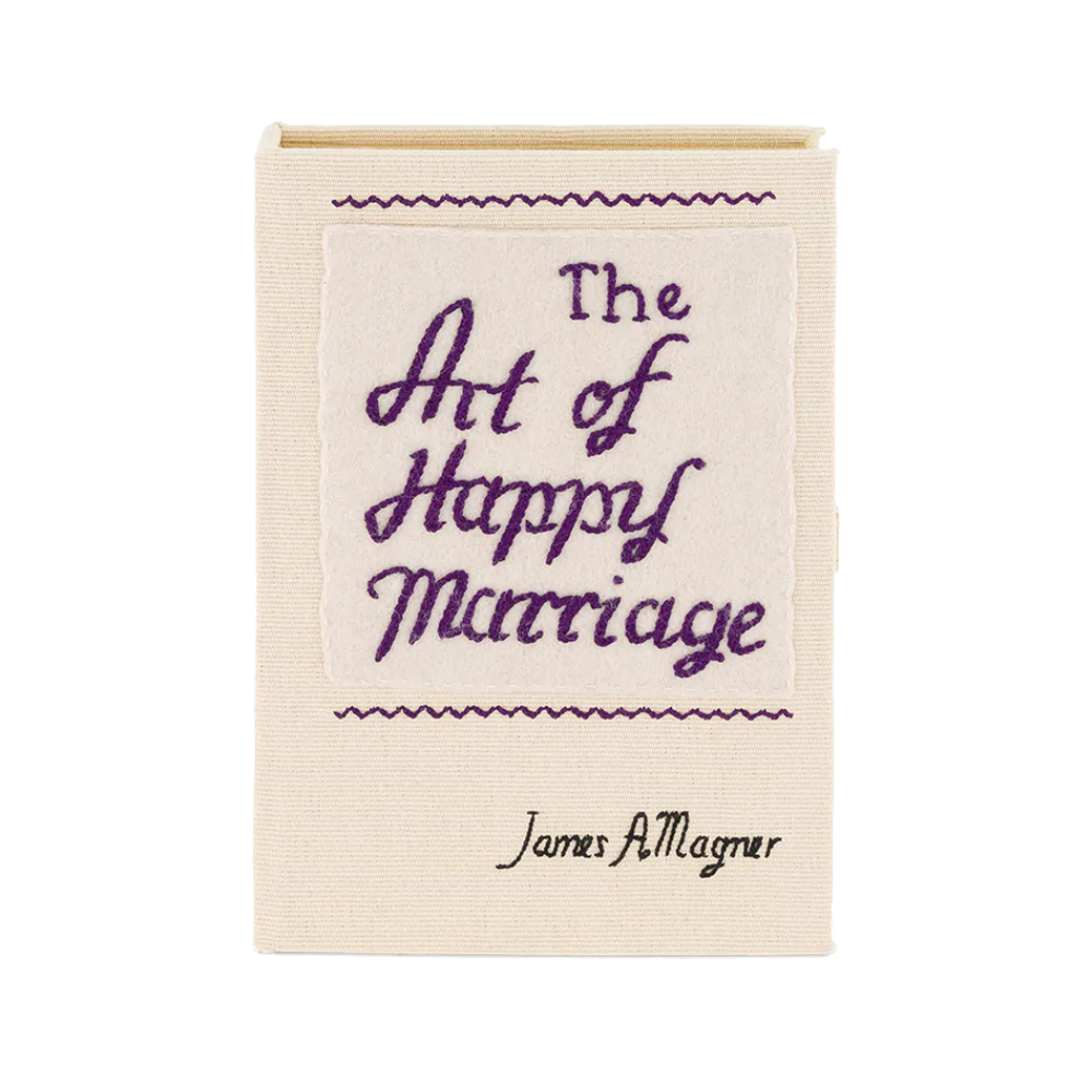 The Art of Happy Marriage  Mini Book Clutch