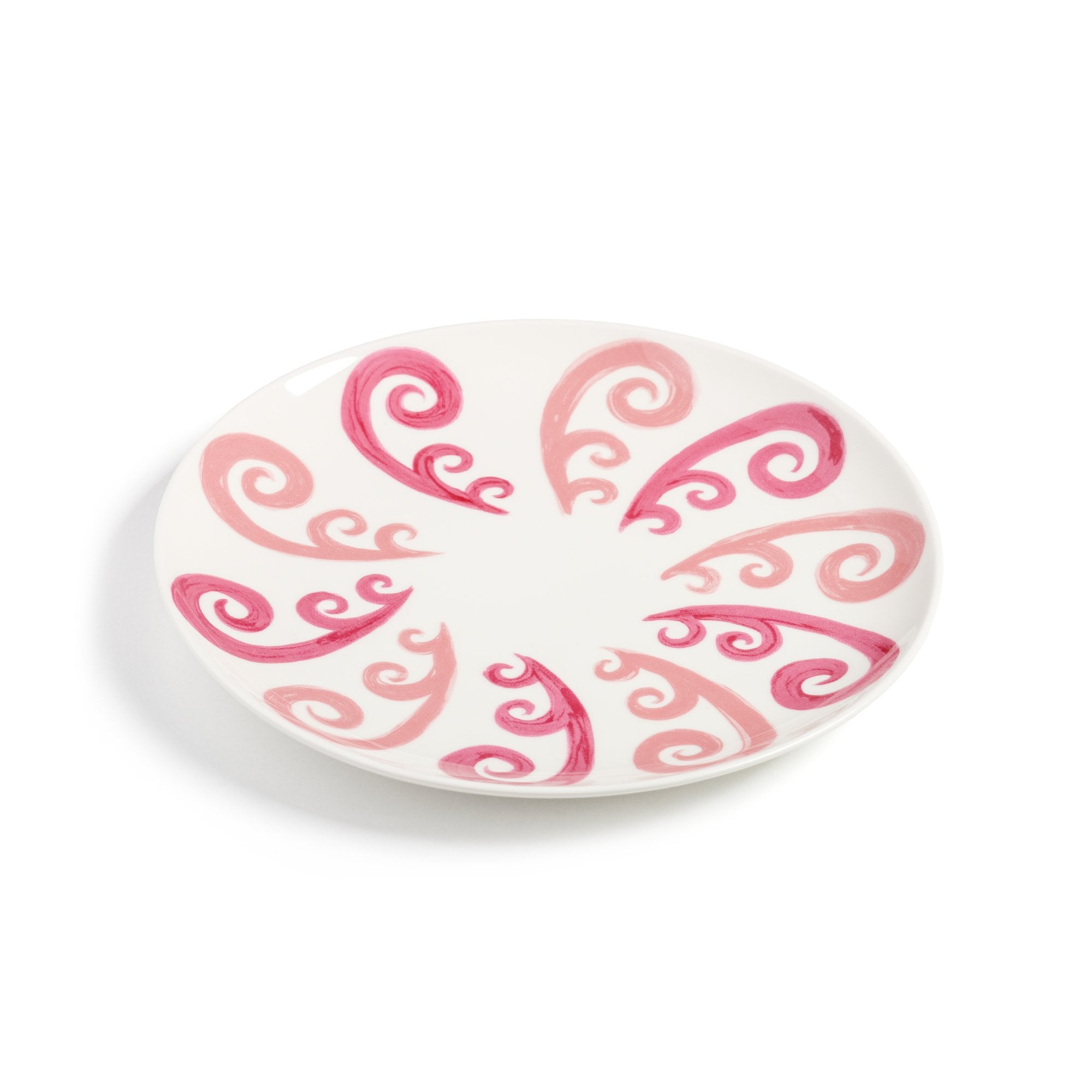 Athenee Two Tone Pink Peacock Dinner/Under Plate