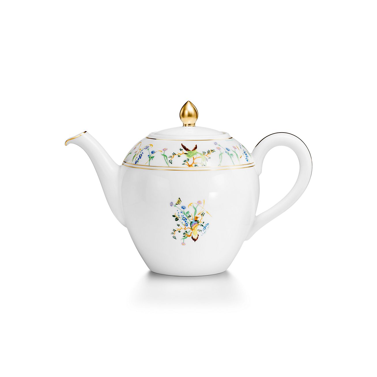 Audubon Teapot in Porcelain