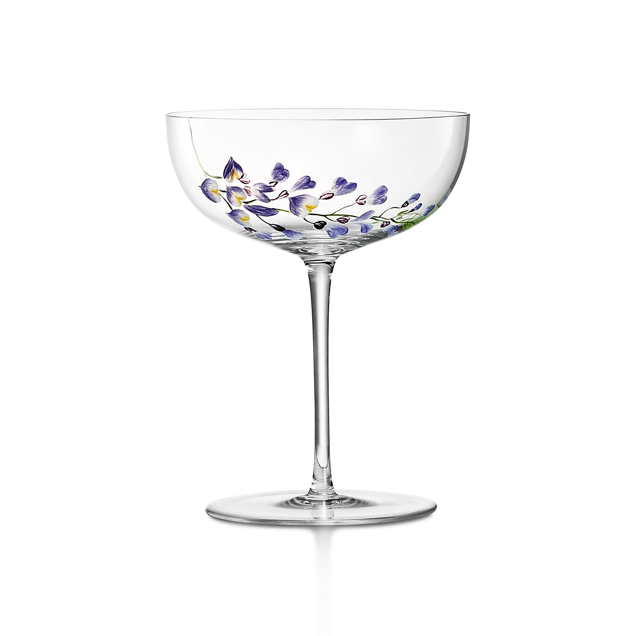 Wisteria Coupe Glass