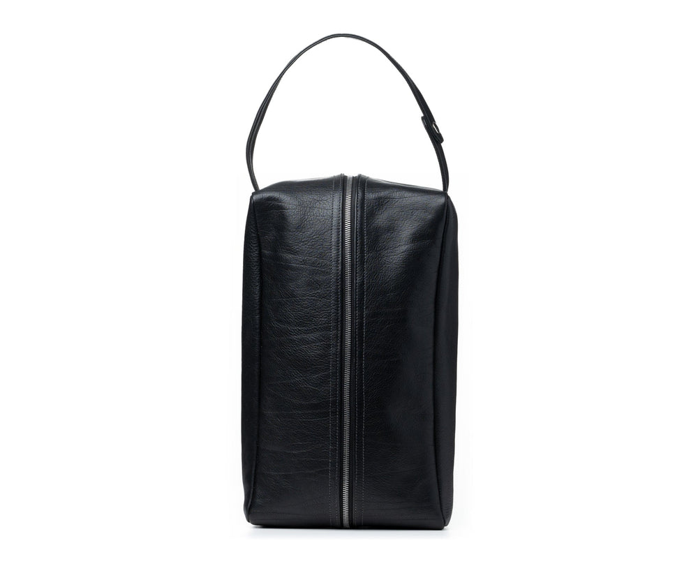Travel Shoe Kit | Vintage Black Leather