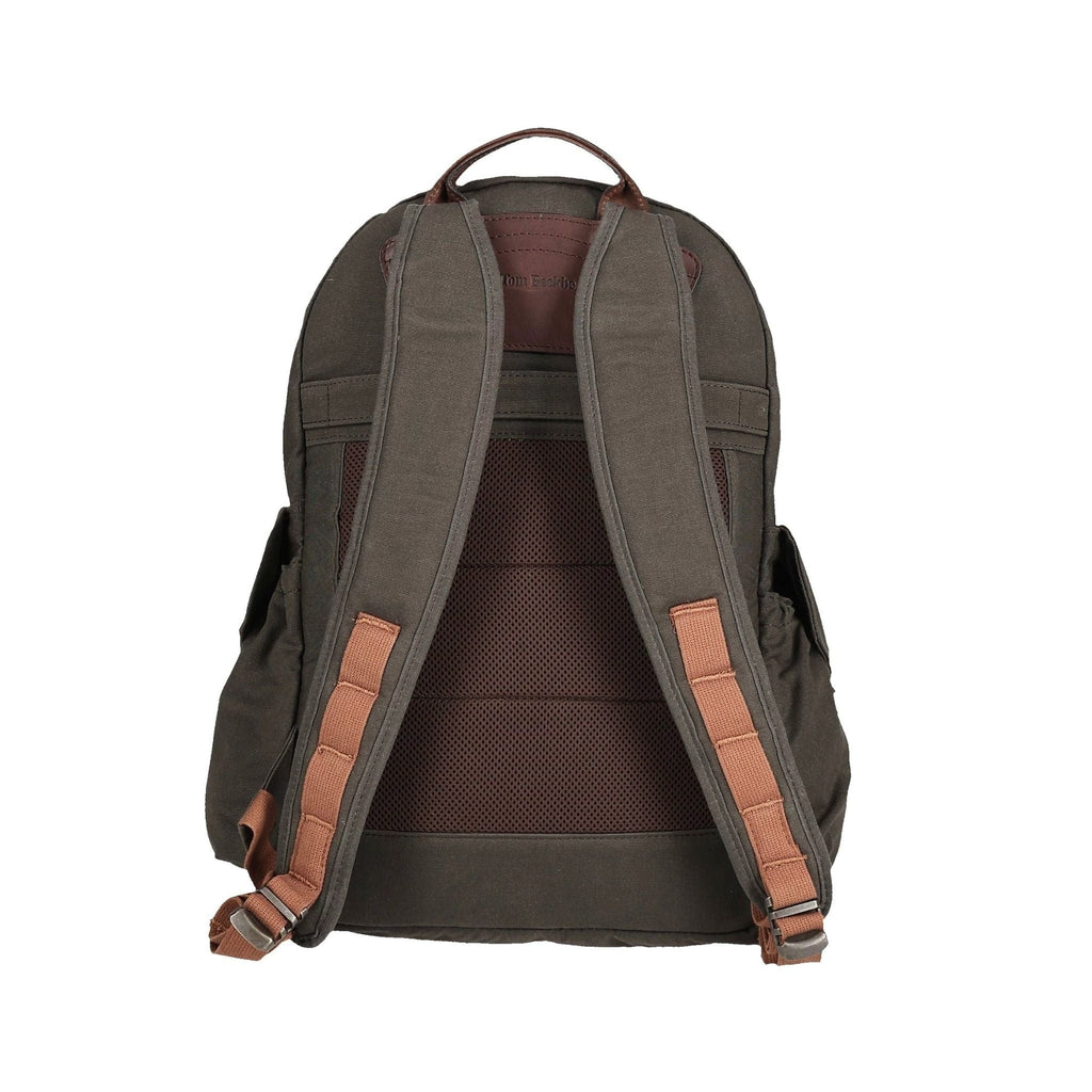 bronze times tm premium shockproof canvas laptop backpack travel bag Men's Large Backpack, Khaki with that vintage look and feel Bronze Times (TM) Premium Shockproof