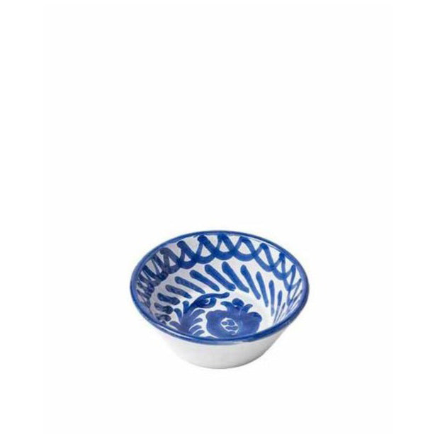 Casa Azul Mini Bowl with Hand-painted Designs