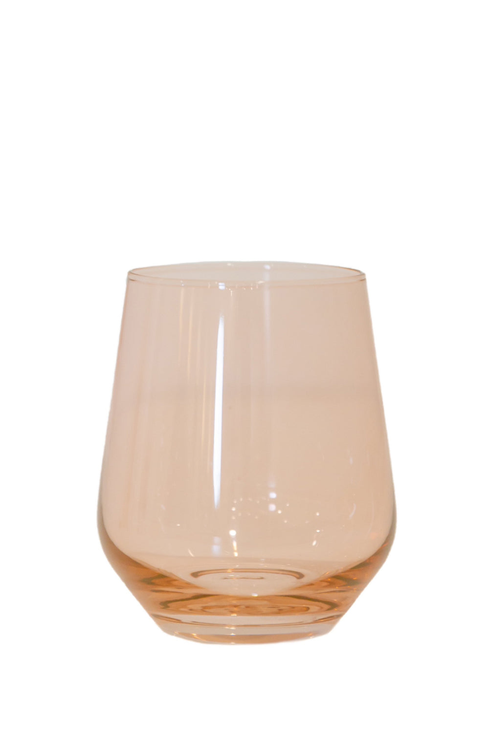 Wine Stemless, Set of 6 Blush Pink