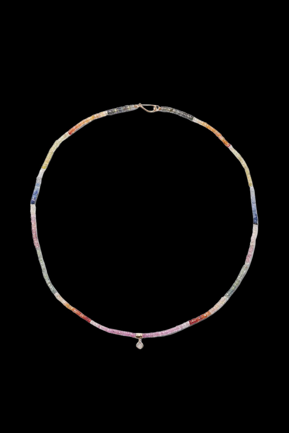 14k Sapphire Mix Madagascar Necklace