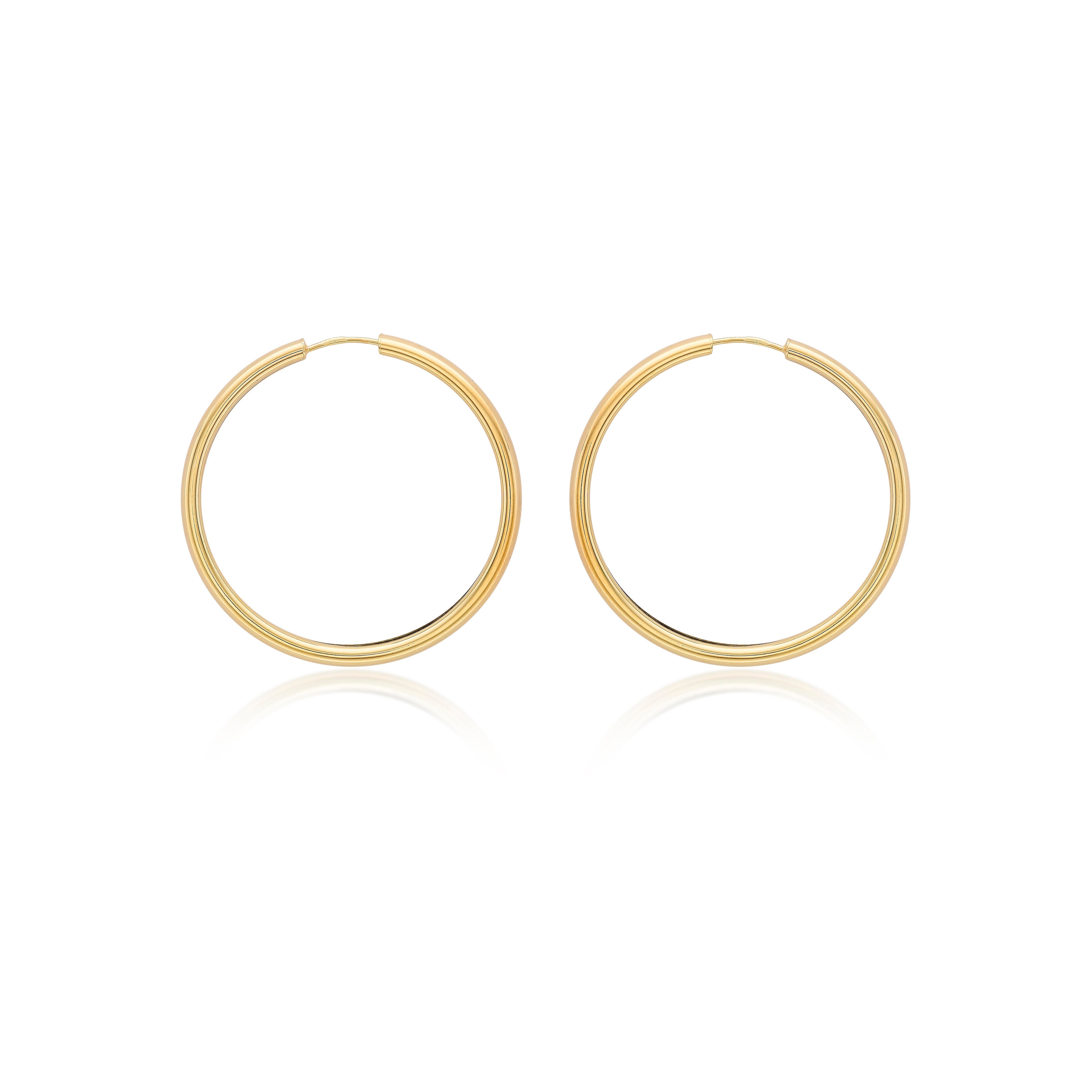 Big Gold Hoop Earrings