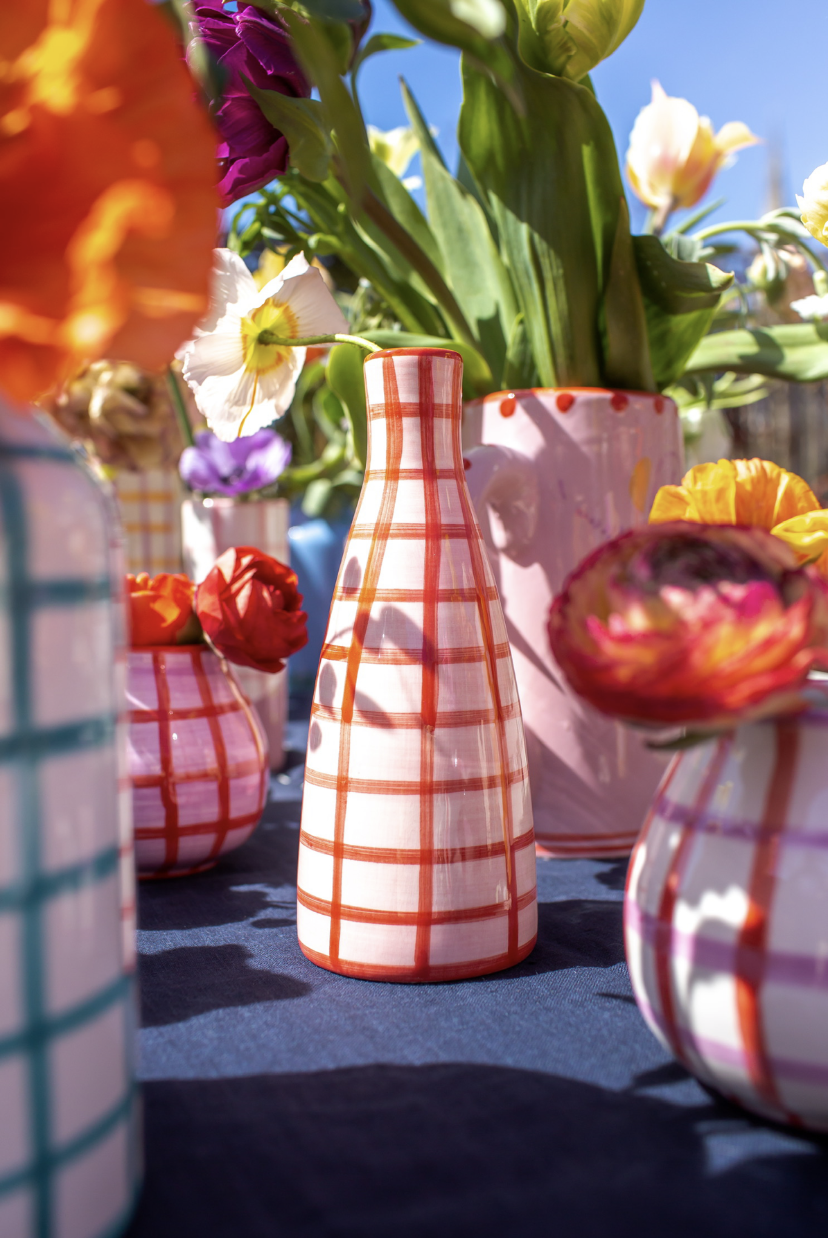Oily Baby Oil Dispenser in Nude & Poppy Red
