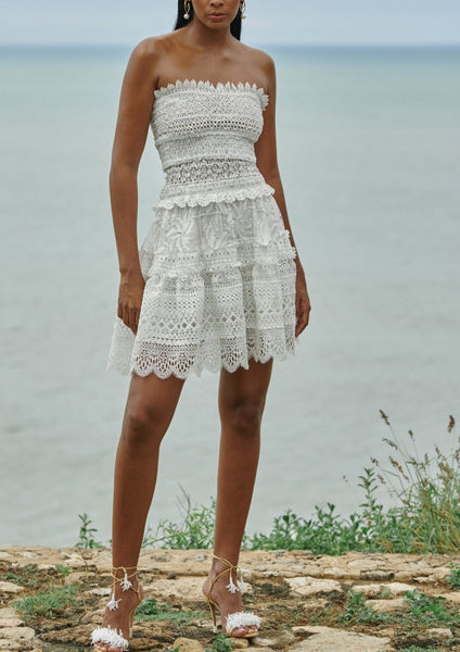 WAIMARI VALLARTA DRESS White L WAIMARI VALLARTA DRESS White L