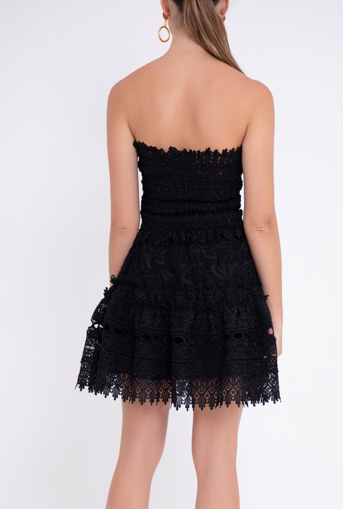 WAIMARI VALLARTA DRESS BLACK