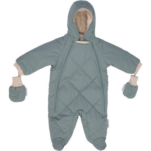 Benji Snowsuit Bebe, Mirage Blue Quilted