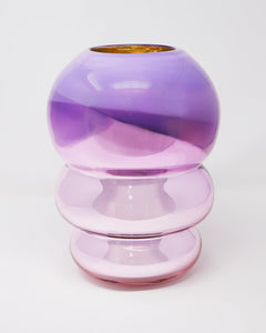 Violet Opal Curvy Vase