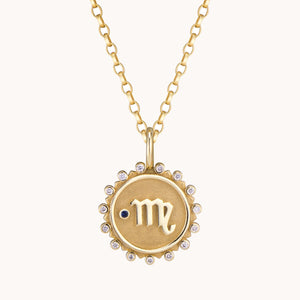 Virgo Pendant Necklace, Necklaces - Marlo Laz