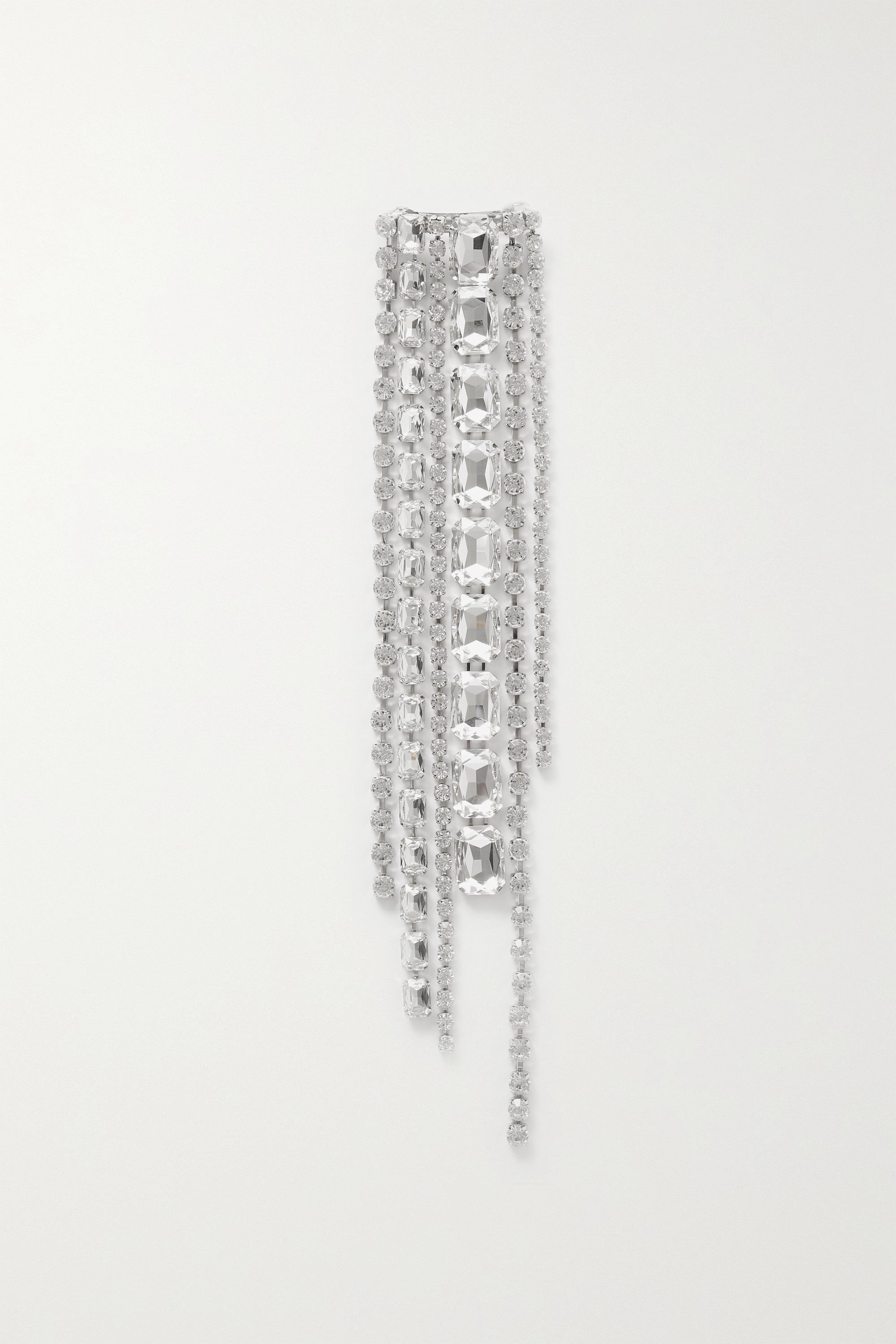 AREA silver-tone crystal hair clip
