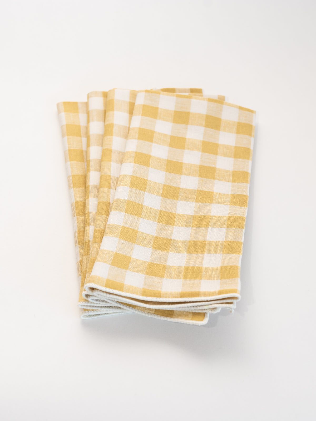 Wadsworth Goldenrod Gingham Napkin Set