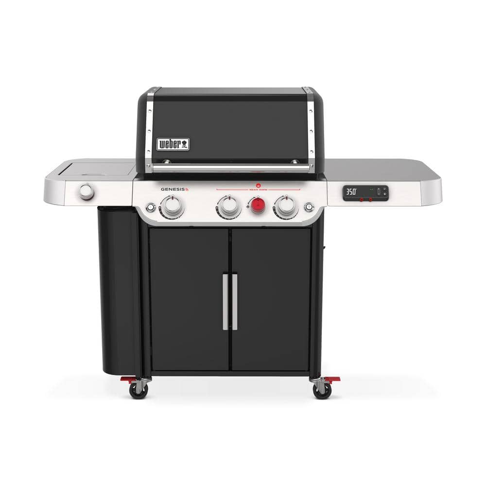 Contribute to Genesis EPX-335 3-Burner Propane Smart Gas Grill in Black with Side Burner