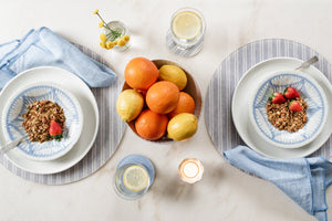 George Gray Stripe Placemat