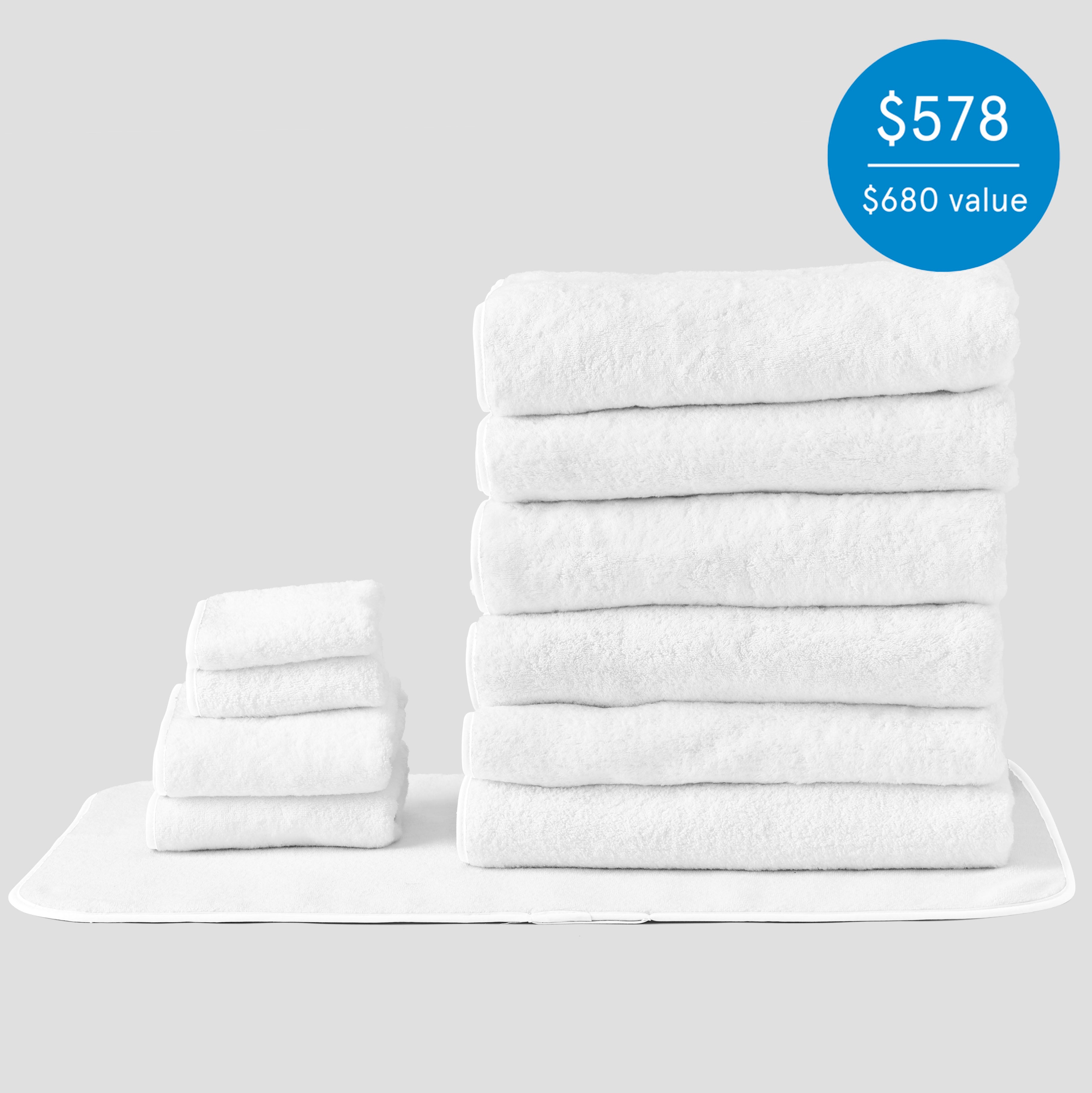 Bath Sheet Bathroom Bundle (11 pieces)