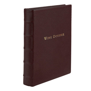 Wine Dossier in Bordeaux Goatskin Leather