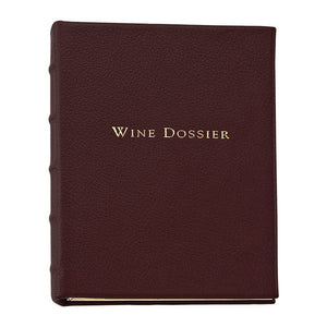 Wine Dossier in Bordeaux Goatskin Leather