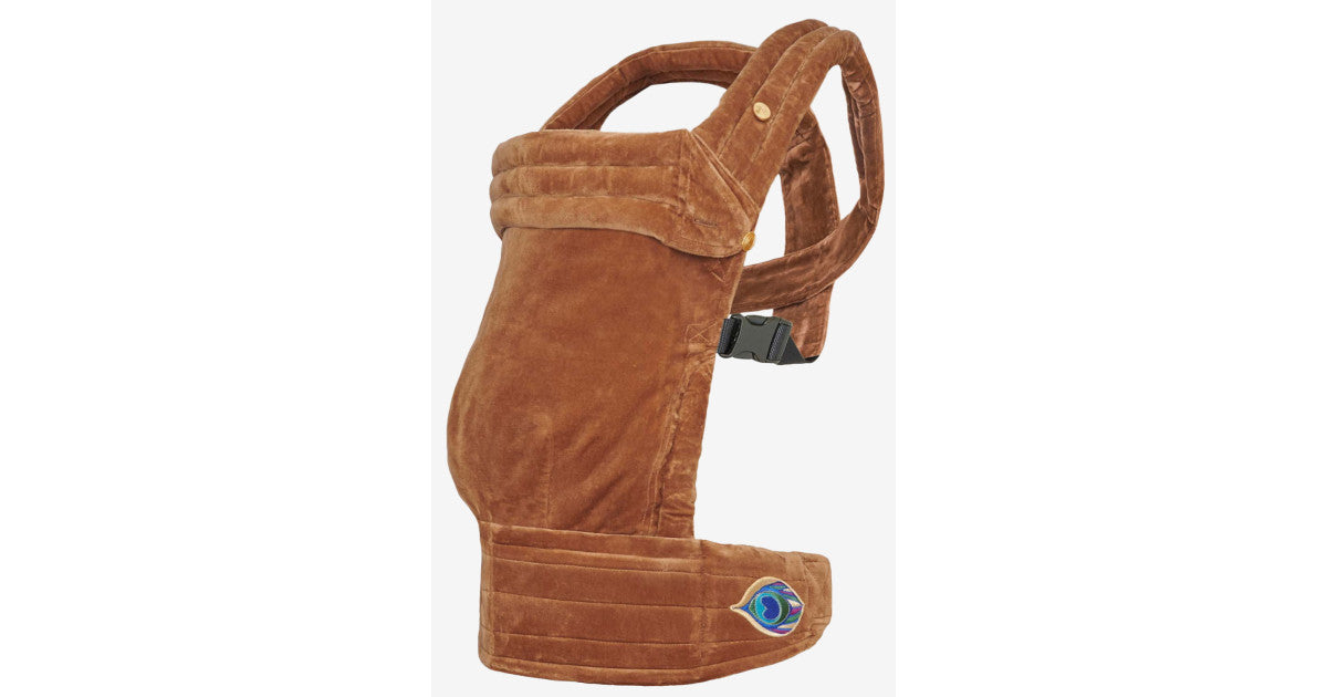 Zeitgeist Baby Carrier - Tan in organic velvet